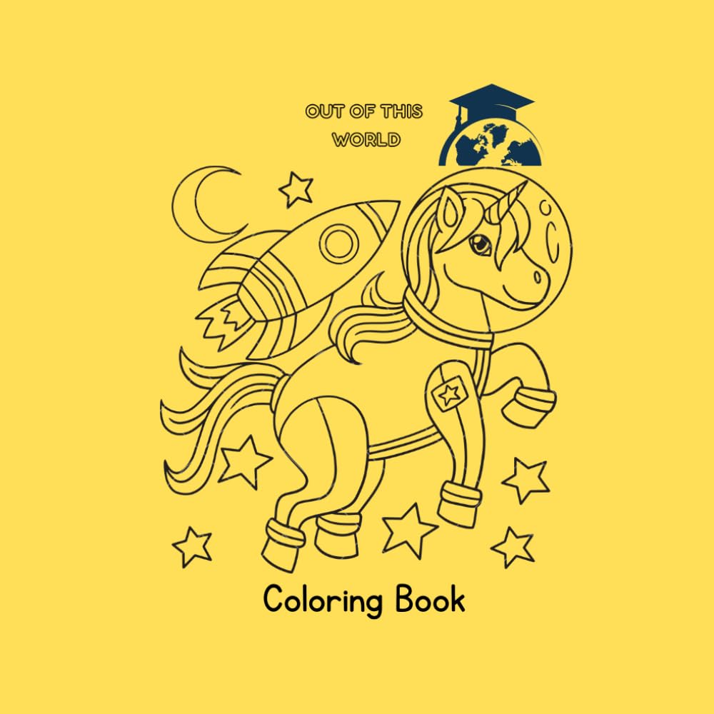 Coperta cărții out of this world: Coloring Book