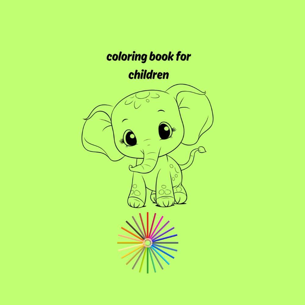 Coperta cărții coloring book for children