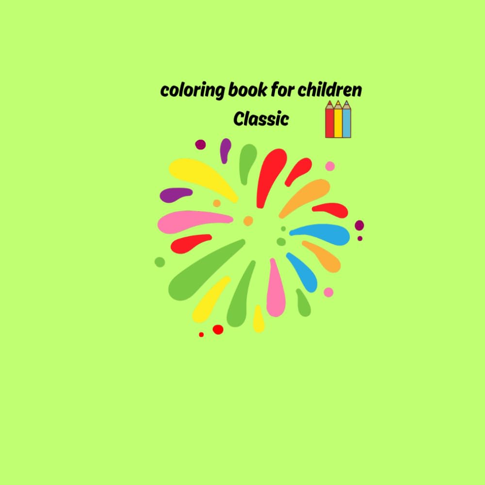 Coperta cărții coloring book for children classic